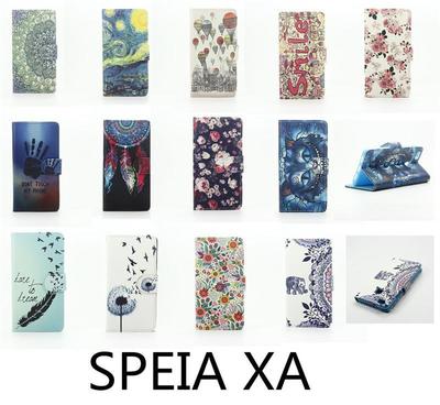 現貨索尼Xperia XA手機皮套 彩印圖與印花錢包的完美結合的通訊利器